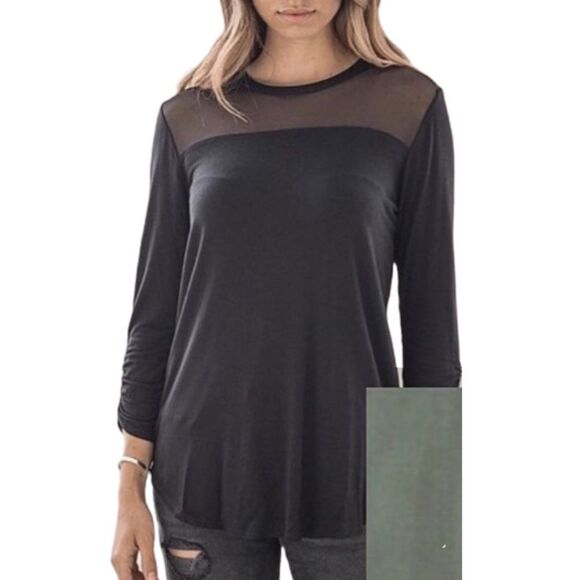 Sheila Rose Celestine OLIVE GREEN knit top - Picture 1 of 9